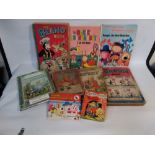 COLLECTABLE CHILDREN'S BOOKS, mainly A/F to include "The Beano Book" 1956, "The Dandy Book" 1955, "