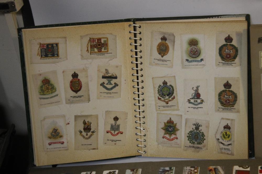 A COLLECTION OF CIGARETTE CARDS IN VARIOUS ALBUMS, to include a small quantity of silks of British - Image 2 of 6