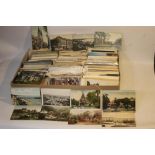 A COLLECTION OF MIXED VINTAGE POSTCARDS BRITISH AND CONTINENTAL SUBJECTS, to include Transport,