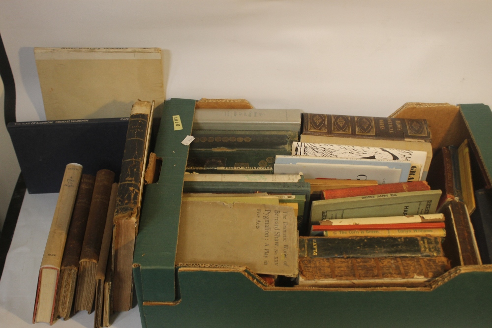 TWO BOXES OF BOOKS - MAINLY POETRY AND PLAYS