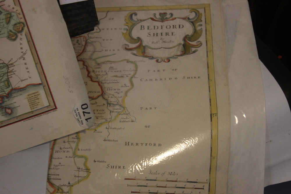 A QUANTITY OF ANTIQUE MAPS, mainly 19th century to include county maps by Moule, Archer, - Image 5 of 5