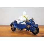 ***A MICHELIN MAN ON MOTORCYCLE WITH SIDECAR L 24 CM**