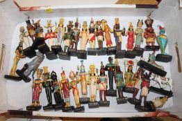 A COLLECTION OF EGYPTIAN FIGURES