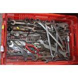 A TRAY OF SPANNERS ETC