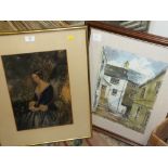 A COLLECTION OF ASSORTED FRAMED AND GLAZED PRINTS TO INCLUDE TWO SIGNED LIMITED EDITION DEBORAH