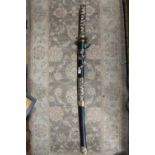 A MODERN REPRODUCTION SAMURAI SWORD AND SHEATH