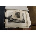 A LARGE QUANTITY OF UNFRAMED ENGRAVINGS ETC - MOSTLY PORTRAIT STUDIES