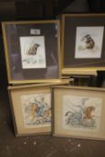 A QUANTITY OF ASSORTED PRINTS TO INCLUDE EXAMPLES BY W.M SALT.