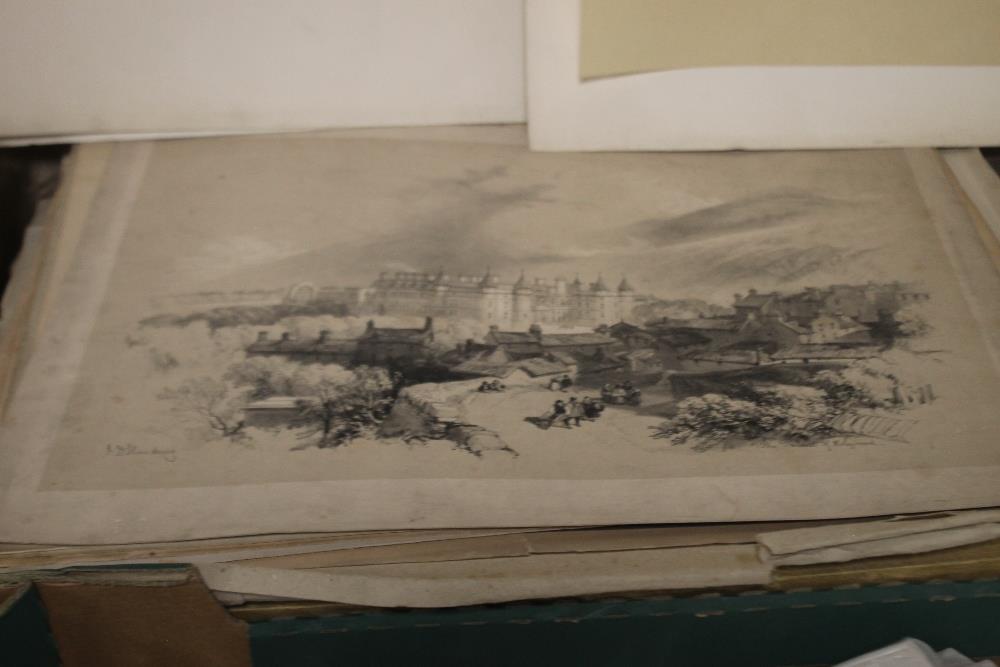 A SUITCASE OF ENGRAVINGS CONTAINING MANY TOPOGRAPHICAL, ARCHITECTURAL ETC, HARDING PALACE OF - Image 4 of 4