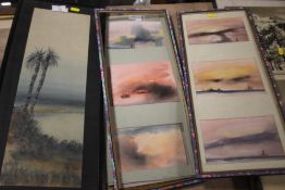 A COLLECTION OF FRAMED WATERCOLOURS (2297)