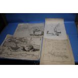 VARIOUS MILITARY MAPS to include 'Segnalata Vittoria Ottenuta Dalle Armi Imperiali e Polacche