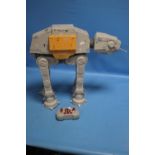 A BOXED STAR WARS ROGUE ONE REMOTE CONTROL RAPID FIRE IMPERIAL AT-AT WALKER