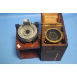 TWO COMPASSES, POSSIBLY NAUTICAL