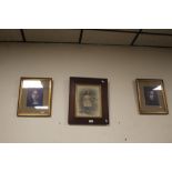 THREE FRAMED AND GLAZED PORTRAITS OF CHILDREN