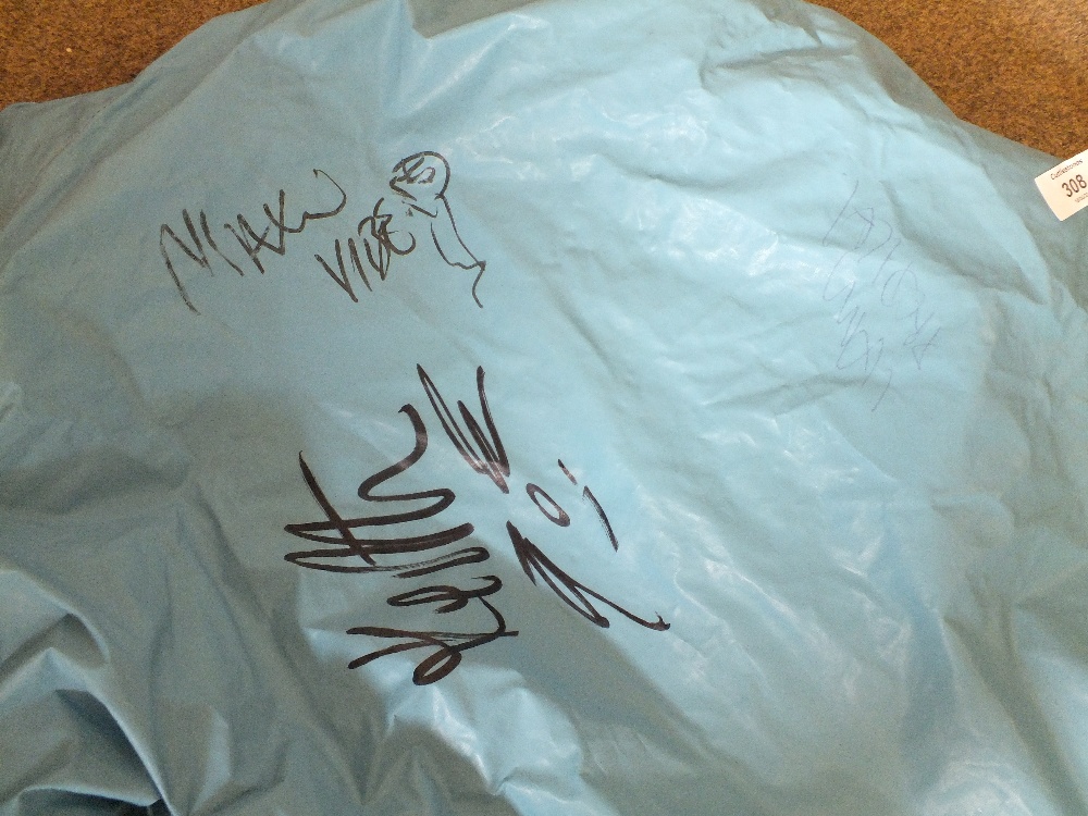 A DARTEX WATERPROOF JACKET SIGNED BY KEITH & MAX (POSSIBLY THE PRODIGY?)