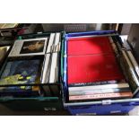 TWO BOXES OF CHRISTIES AND SOTHEBY'S AUCTION CATALOGUES