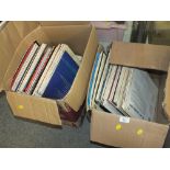 TWO BOXES OF LP RECORDS TO INCLUDE ANDREW LLOYD WEBBER, MONKEES