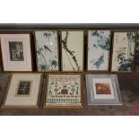 A COLLECTION OF ASSORTED PRINTS TO INCLUDE ORIENTAL PRINTS, SIGNED LIMITED EDITIONS ETC.