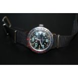 A VINTAGE RUSSIAN AUTOMATIC DIVERS WRISTWATCH