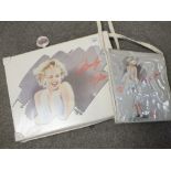 A MARILYN MONROE BRIEFCASE AND BAG