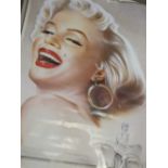 NINE POSTERS TO INCLUDE MARILYN MONROE RELATED EXAMPLES