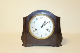 A BAKELITE SMITHS ENFIELD CHIMING MANTLE CLOCK