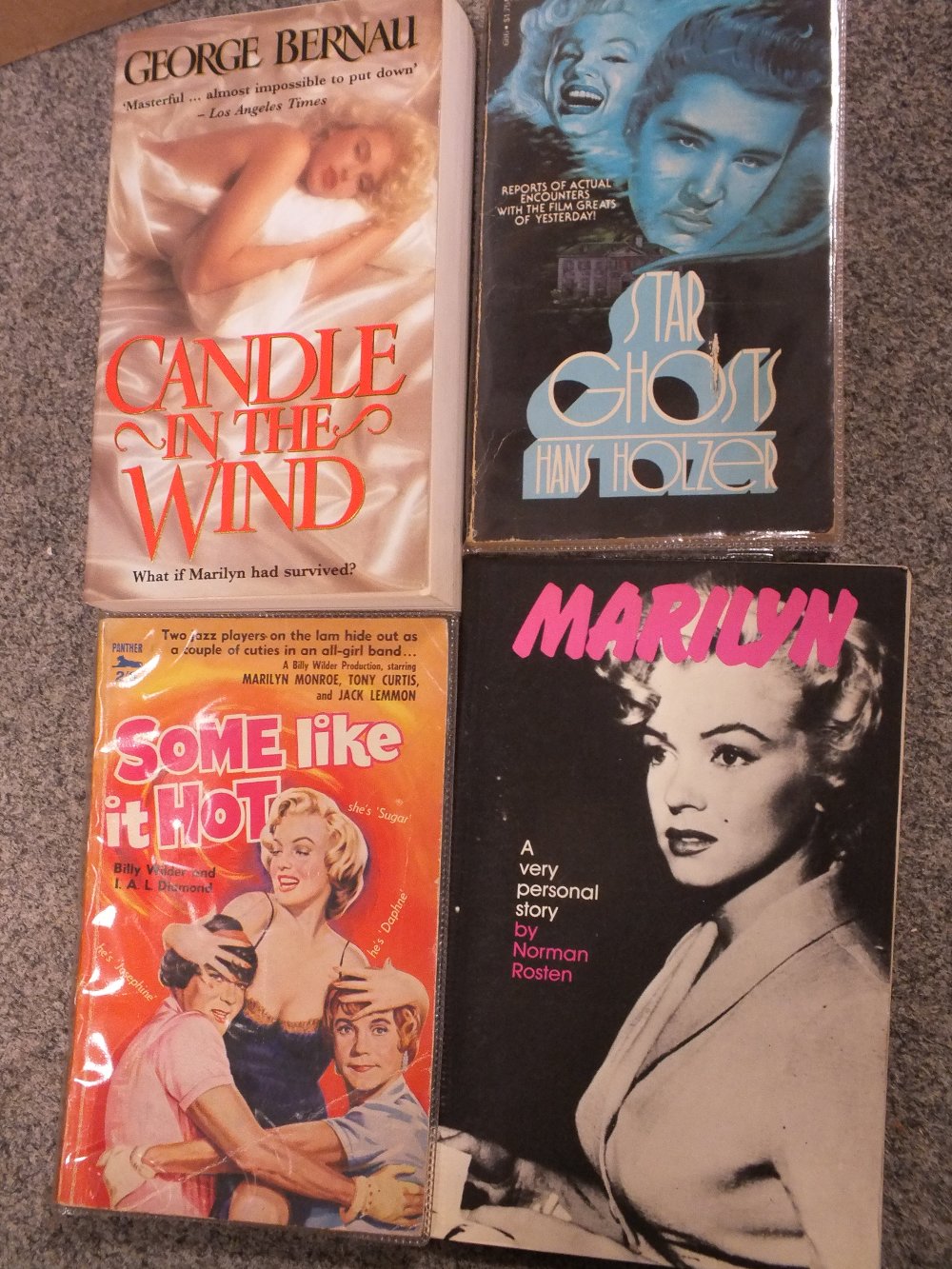 A BOX OF MARILYN MONROE RELATED PAPERBACK BOOKS TO INCLUDE THE POCKET PLAYBOY - Image 3 of 7