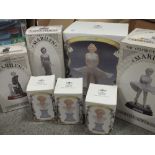 A COLLECTION OF BOXED MARILYN MONROE RELATED FIGURES AND BUSTS TO INCLUDE THE LEONARDO COLLECTION