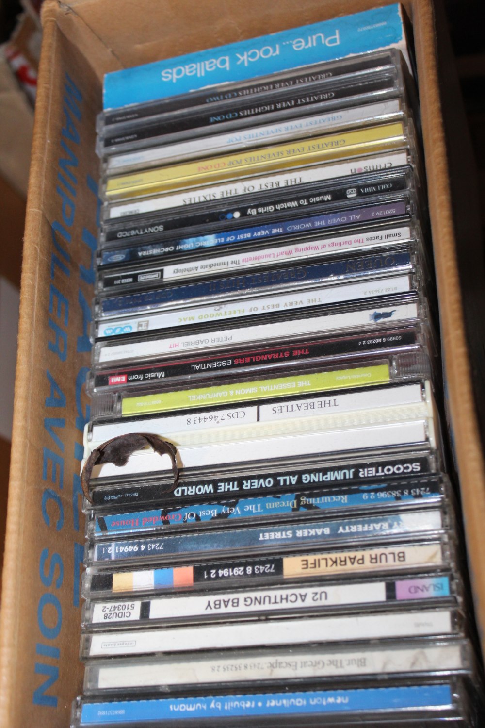 TWO BOXES OF GEOLOGICAL BOOKS TOGETHER WITH TWO BOXES OF DVDS AND CDS - Image 3 of 4