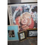 A SELECTION OF MARILYN MONROE RELATED PICTURES AND PRINTS (6)