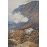 WILLIAM ARTINGSTALL (XIX / XX). A highland scene with sheep grazing. Signed lower right,