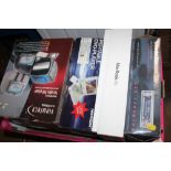 BOXED DVD PLAYERS, MACBOOK AIR, CANNON CANOSCAN, SPEAKERS ETC