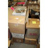 FIVE BOXES OF BOXED COLLECTORS PLATES TO INCLUDE THE BRADFORD EXCHANGE, DAVENPORT ETC.