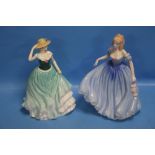 TWO ROYAL DOULTON FIGURINES "EMILY AND MELISSA"