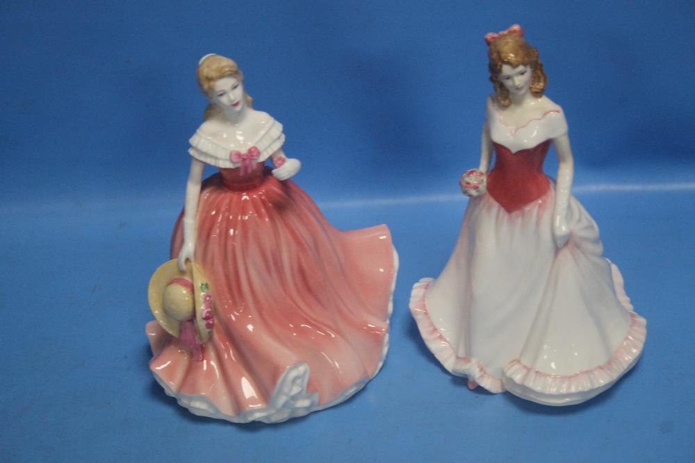 TWO ROYAL DOULTON FIGURINES "ROSIE AND ALICE"