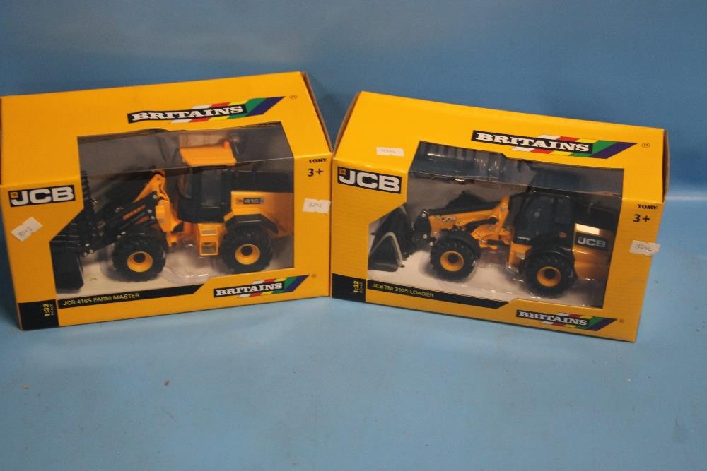 TWO BOXED BRITAINS JCBS