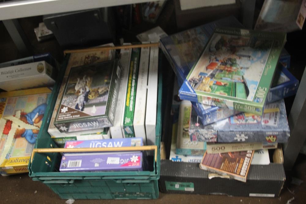 A QUANTITY OF BOXED MAINLY NEW JIGSAWS