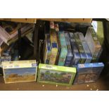 A LARGE QUANTITY OF MAINLY NEW JIGSAWS (TRAYS NOT INCLUDED)
