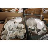 A ROYALM DOULTON TAPESTRY PATTERN DINNER AND TEASET (TRAYS NOT INCLUDED)