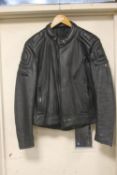 A LEATHER LEWISCYCLE JACKET