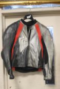 A LEATHER CYCLE JACKET