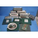 A COLLECTION OF EDDIE STOBART WAGONS AND EDDIE STOBART COLLECTORS PLATES