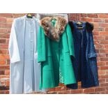 A COLLECTION OF LADIES VINTAGE CLOTHING, various styles and periods to include 1950s and 60s,
