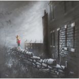 BOB BARKER (XX). 'Where You Lead, I Follow', signed lower right, No 194/195, giclee on canvas,