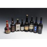 A SELECTION OF WINES AND SPIRITS, to include 1 vintage bottle of Grand Marnier - very top shoulder