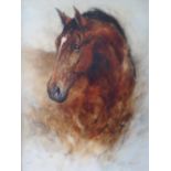 GARY BENFIELD (b.1961). 'Chestnut Elegance', signed lower right, No 1/195, giclee and paper on