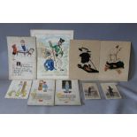 A QUANTITY OF VARIOUS ILLUSTRATIONS, varying subjects and artists to include V. GOLAND, ISABEL