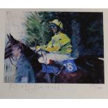 ROLF HARRIS (b.1930) 'Heading to the Start', signed in pencil lower left, No 222/495, print,
