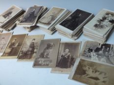 A COLLECTION OF APPROXIMATELY 180 BRITISH CARTE DE VISITE PORTRAITS ETC., comprising examples from