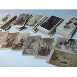 A COLLECTION OF APPROXIMATELY 180 BRITISH CARTE DE VISITE PORTRAITS ETC., comprising examples from